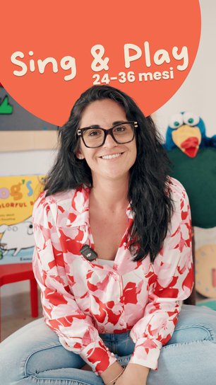 Bambini dai 24 ai 36 mesi al corso di inglese Sing and Play